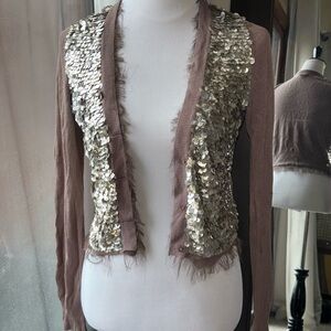 Shimmer & Chic | John + Jenn Sequin Cardigan ✨